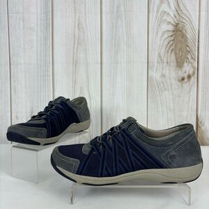 Dansko Sneakers Leather Lightweight Comfort Athletic Tennis Shoe Blue Size EU 40